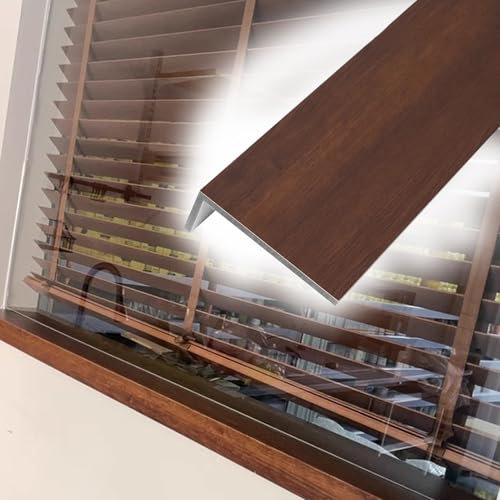Alfeizar Ventana Cubierta de Alféizar de Ventana de Nogal para Alféizar de Madera, Paneles de Cubierta de Reemplazo de Alféizar a Prueba de Agua para Plantas, Tablero Protector de Alféizar(Style1,4x42