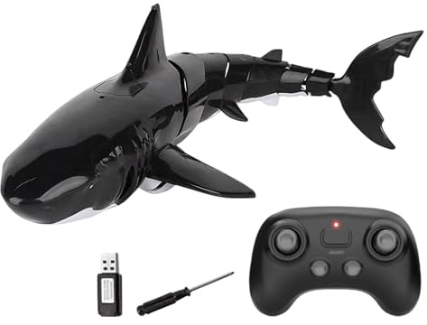 Juguetes de tiburón, juego de agua interactivo e impermeable, juguete de tiburón de buceo equipado con mando a distancia, para, niños, cumpleaños, Navidad, Año Nuevo, playa, exterior y