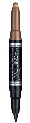 Rimmel London Ombretto e Kajal 2 in 1 MagnifEyes, Ombretto Stick Cremoso + Kohl Kajal a Lunga Durata, 006 Bold as Gold, 14.5 g