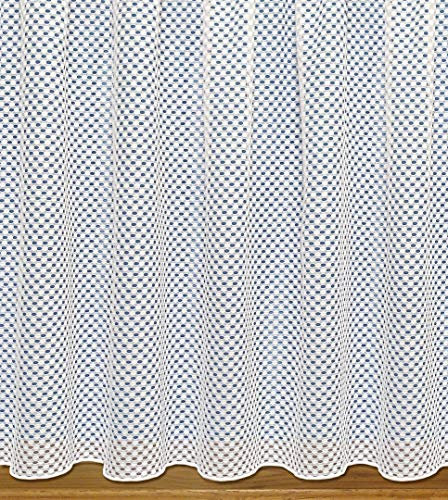 John Aird Modern Vision Geometirc Design Net Curtain - Width Sold By The Metre - (Drop: 54 (137cm))