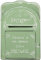 Clayre & Eef Briefkasten grün 26x9x39 cm 6Y4243