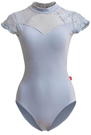 ROYAL SMEELA Body Leotard per Danza Classica e Ginnastica Artistica - Pizzo Balletto Manica Corta per Donne e Adulti - Body Sport