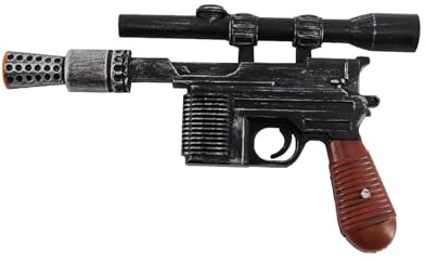 Cosplay Prop Replica Star Smuggler Solo Scoundrel Heavy Blaster Pistol PU Foam | PU Foam Prop Replica | Fiberglass Core for Durability | Perfect for Cosplay and Display