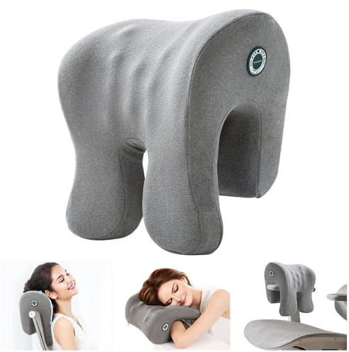 xiaomubiao Headrest Office Chair Neck Pillow Ergonomic Memory Foam Desk Pillow for Napping - Multifunctional Comfort for Adult Workstations,Neck Support Pillow Chair for Car, Office, Gaming