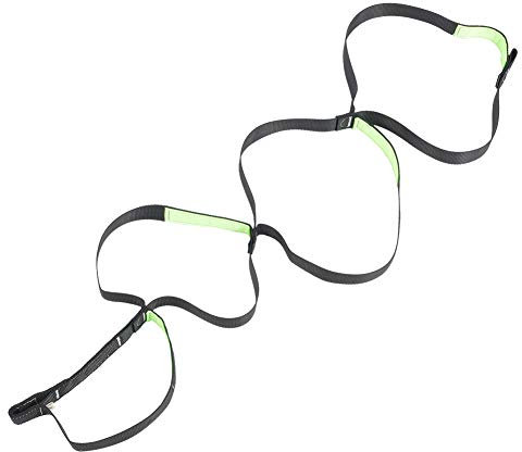 FLEXMAN Hängeseilleiter für Den Außenbereich, Polyester Kletterseil, Tragbare Trampolinleiter für Bergsteigen, Klettern auf Kleinen Distanzen, Rettung