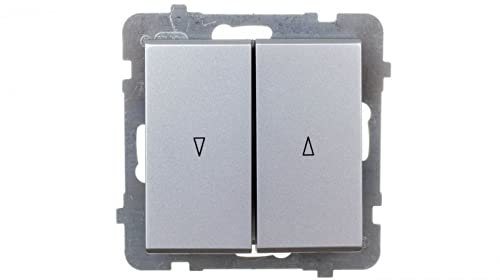 Ospel Elektromesser P-7R/m/38 silberfarben, IP20, 250 V, 10 A, 71 mm, 42 mm