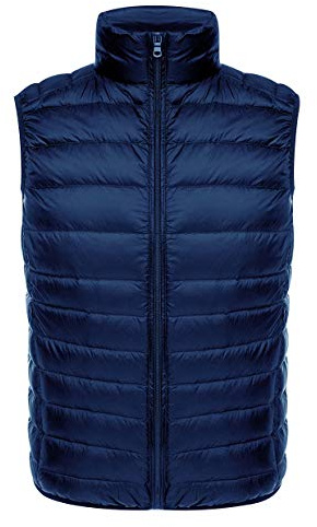 Chaleco Plumas Ligero Hombre Chaleco Plumifero Ligeros Hombre Chalecos Acolchado Caballero Abrigo Plumon Sin Manga Hombre Ultraligero Tallas Grandes Casual Invierno Chalequillo Plegable Portátil