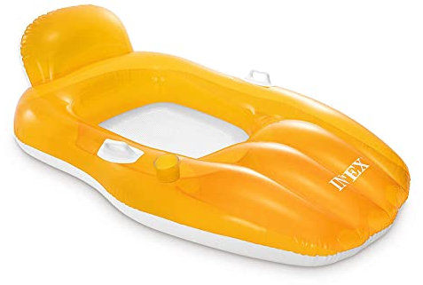 Intex 56805EU - Aufblasbarer Stuhl Relax mit Rückenlehne, Vinyl, Mehrfarbig, 163x104 cm