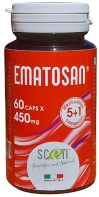 Ematosan SCEN – Integratore Naturale per Microcircolo e Circolazione Venosa con Maqui, Pino Marittimo, Zenzero, Semi d’Uva OPC, Quercetina e Vitamina C – Benessere Gambe e Cardiovascolare – 60 Cps