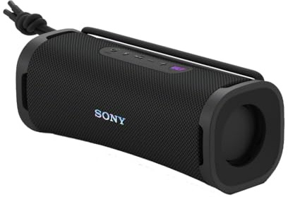 Sony ULT Field 1 Waterproof Portable Bluetooth Speaker, Enhanced Bass, 12h Battery, IP67 Rated Dustproof Shockproof Rustproof, Detachable Strap (SRSULT10B), Black