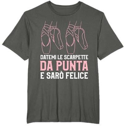 Ragazza Danza Classica Balletto Ballerina Maglietta
