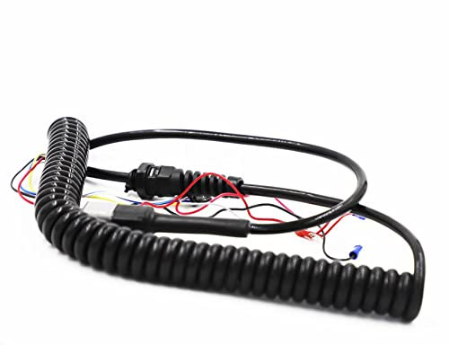 iFutniew Schwarze Scherenhebebühne, Spiralkabel, 144065, passend für Genie Control Box Gen 5