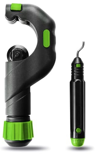 JDHUIOO Pipe Cutter 5-50mm, High-Speed Steel Tube Cutter with Deburring Tool, Heavy Duty Stainless Steel Pipe Cutter for Copper Pipe, PVC Pipe and Thin Stainless Steel Tube