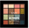 NYX Professional Makeup Palette de Fards à Paupières Ultimate Shadow Palette, Pigments Pressés, Formule Vegan, 16 Teintes Mates, Satinées et Métalliques, Couleur : Utopia (12)