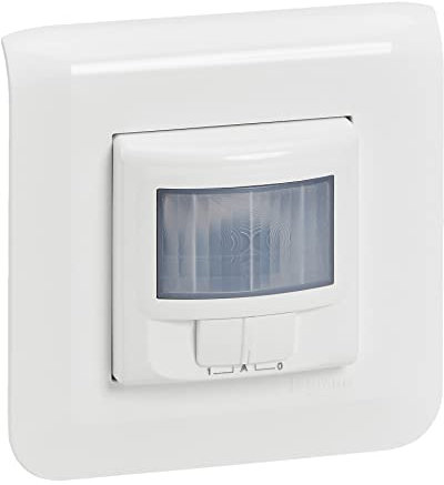 Legrand - Automatikschalter Mosaic weiß komplett mit Platte und Krallenbefestigung