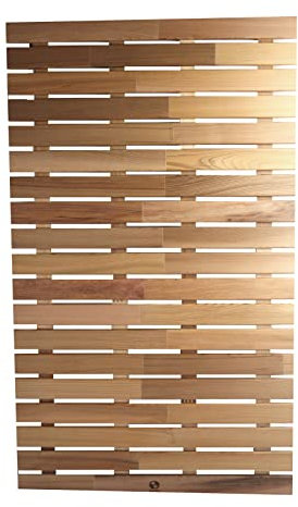 SudoreWell® Placa de rejilla de madera térmica de 100 x 60 x 1,5 cm (AP-13 GW)