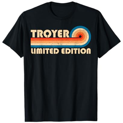 TROYER Retro 70s 80s Sunset Stripe T-Shirt