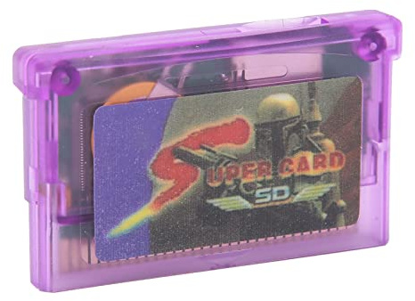Scheda di Memoria per Videogiochi per GBA per GBA SP, Scheda di Masterizzazione GBM Supporta FAT Flashcard di Gioco a Caricamento Rapido per Convertitore Compresso