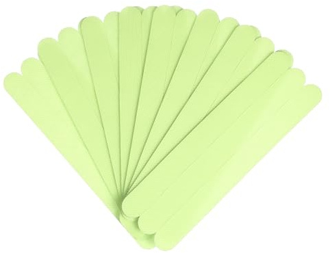 INOOMP 24piezas Tiras Autoadhesivas Antideslizantes Para Escaleras y Rampas Fluorescentes Adhesión Fuerte Para Superficies Lisas y Uso Interiores