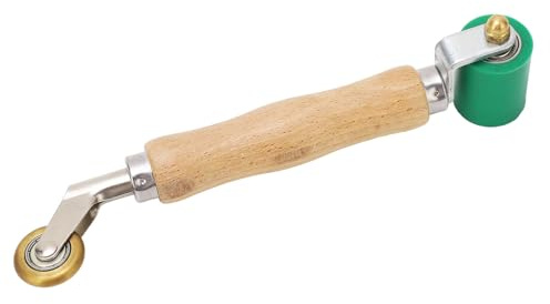 Uadme Rodillo de Silicona de Presión 40 mm, 2 en 1 Rodillo de Soldadura, para Techos, Aplanar Membranas Impermeables (Verde)