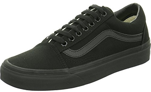 Vans Old Skool (Suede/Canvas), Sneaker Unisex-Adulto, Nero Black Canvas, 42 EU