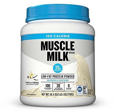 Muscle Milk ZERO, 100 Calorie Protein Powder, Vanilla, 15g Protein, 1.65 Pound, 25 Servings