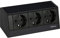 EVOline 159800014900 Steckdosenelement R-Dock 3 x Schuko schwarz