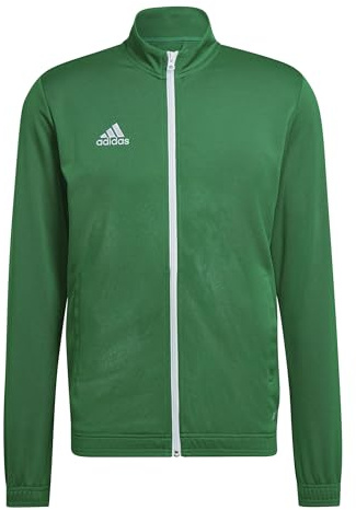 adidas Herren Entrada 22 Track Jacket, Team Green/White, XS