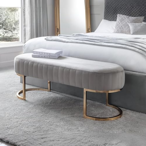 Julian Bowen Harrogate Bench, Grey