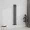 WarmeHaus Anthracite 1800x270mm Vertical Designer Column Radiator Single Grey Rectangular Flat Panel Tall Central Heating Radiators