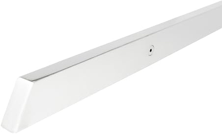 INOXLM lavorazioni inox Main courante rectangulaire 40 x 20 mm en acier peint blanc | Main courante fabriquée en Italie couleur noire | Main courante DIY | Main courante idéale pour une utilisation