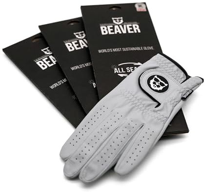 BEAVER GOLF Golfhandschuh 'Storm Grey' All Season Ultra (3X), Herren, Links (Rechtshänder), XXL