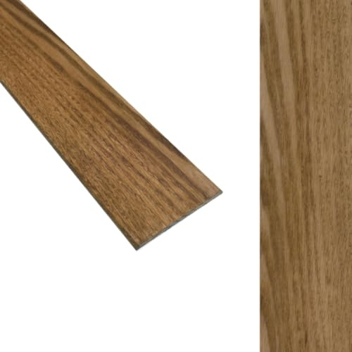 Solid Oak Flat Threshold Transition Door Bar 70mm Wide x 6mm Thick - For Solid, Engineered & Laminate Flooring. 0.9m, 1.1.0m, 1.8m or 2.7m Lengths. (Smoked Oak, 1.8m)