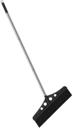 WRITWAA Garden Broom Outdoor Sweeper for Patio Detachable Broom Long Handle Heavy Duty for Courtyard and Garage Cleaning