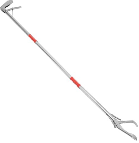 HIAKDOFT Pinzas 3 Acero para Inoxidable Plegable Plegables Serpientes de Adecuado Diseño Ligero y Secciones para Captura Segura de Serpientes y Reptiles