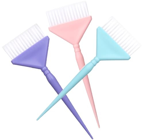 Lurrose Set da 3 Pennelli Applicatori a Pettine per Tintura Chioma, Spazzole per Colorazione Professionale, Kit per Parrucchieri e Uso Quotidiano Uomo e Donna, Pratici e Portatili