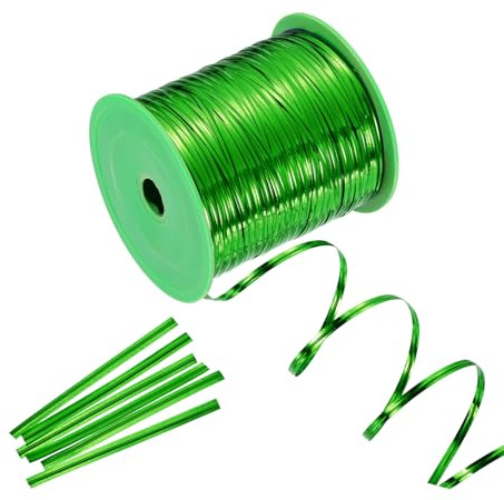 YELARXI Attaches torsadées métalliques pour rouleau de pain vert et 277 m pour bonbons pops boulangerie/sacs de café/sacs à friandises/friandises en cellophane/mariage/plantes/loisirs créatifs
