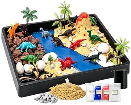 Dinosaur Fossil Excavation Set, Building Practical Cognitive Skills, Archaeologist Excavation Playset - For 3-5 Year Old Girls Party, Playroom and Nursery