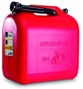 BIKAIN Tanica Benzina - 20 Litri - Realizzata in Polietilene - Taniche Carburante Resistente agli Additivi dei Combustibili - con Tubo Flessibile - Certificata Un - Modello B20ECO