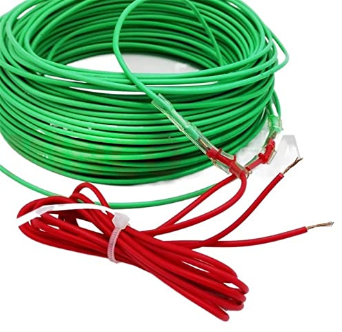 Styire Cable de calefacción de Invernadero Cable de calefacción de Suelo de Calentador de Invernadero for Plantas Vegetales (Size : 100 Meters)