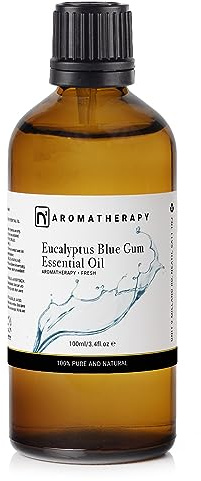 n2 Aromatherapy Aceite Esencial de Eucalipto Azul (Globulus) - 100 ml - para Difusor, Humidificador, Baño, Aromaterapia