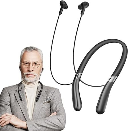 Britzgo Dispositif pour Le Cou Se connecte Via Bluetooth Suppression Intelligente du Bruit Aide à Faire de l'exercice Écouter de la Musique Communiquer Regarder la télévision