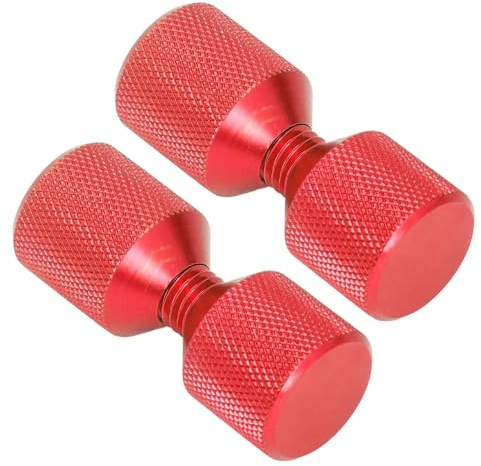 Set Perni di Allineamento Flangia a Doppio Foro in Alluminio 1-1/8 Pollici per Flange 0,5 a 14 Pollici 150 Libbre (rosso)