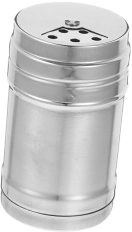 BESTYASH Shaker Per Contenitore Per Condimenti Da Cucina Distributore Di in Polvere Barattolo Per Spezie Realizzato in Acciaio Inossidabile