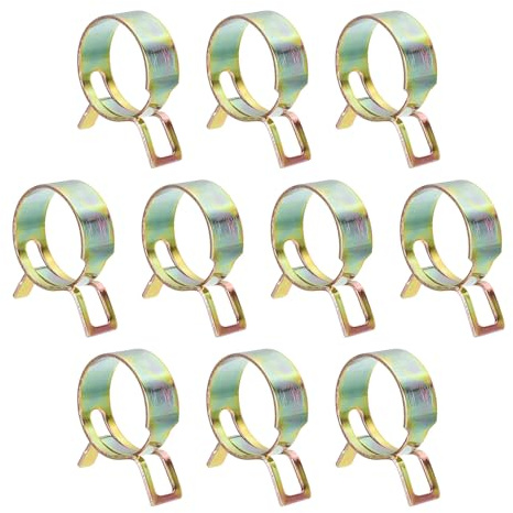 QUARKZMAN 10Pcs Abrazaderas Muelle Tipo Banda 36mm Abrazadera Para Manguera Combustible Clip Muelle Para Manguera Silicona Abrazadera Para Tubo Vacío Clip Colorido
