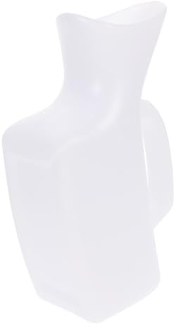 Mikikit Urinario Femenino Transparente 1000 Ml Botella para Urinario de Paciente Plástico Portátil Gran Capacidad para Hospital Uso Nocturno y Doméstico Viajes Campamentos