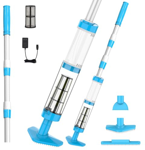 PoolyPoly 3 en 1 Aspiradora Piscina Manual, Limpiafondos Piscina Electrico