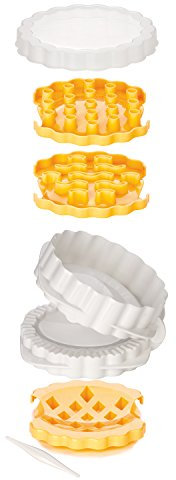 Tescoma 630881 Delicia Forma Crostatine, 3 Decori, Plastica, Multicolore, 12.8 x 7 x 21.4 cm