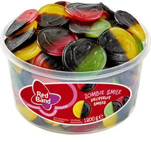 Red Band - Zombie Smile - Fruchtgummi - Lakritz - 1er Pack (1 x 1.2 kg)
