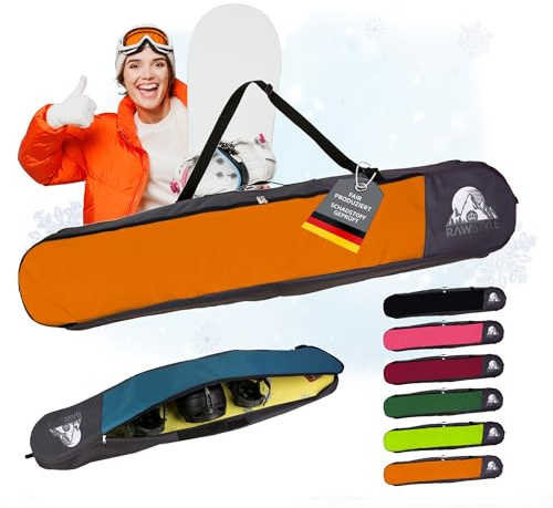 Rawstyle Snowboardväska, boardväska, modell 2 (orange (110 cm))